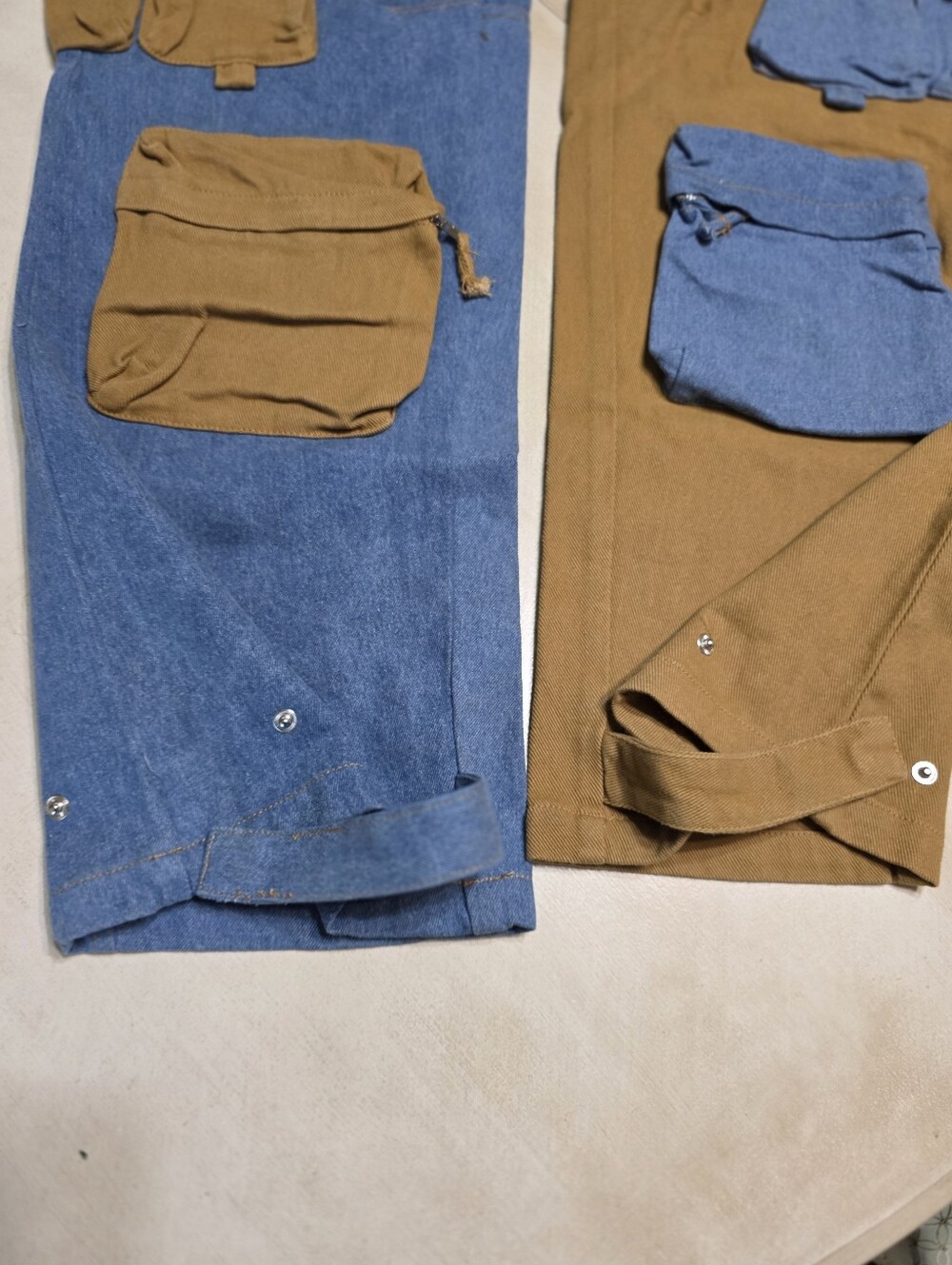 Ms. Bling Miami | Colorblock Utility Cargo Pants. Size S. - Picture 6 of 16